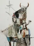 Ann Thomson, Penance, 1987, Pastel & Oil Stock on Paper