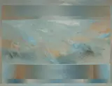 David Voigt, Through Morning Mist, 1985, Acrylic on Canvas