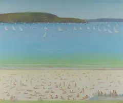 Paul Delprat, Balmoral Landscape, Oil on Canvas