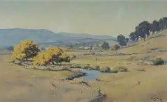 Dudley Parker, Soft Autumn - Eskdale [Vic], Oil on Canvas on Board