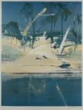 Arthur Boyd, Shoalhaven Landscape 1987, Lithograph 134/137