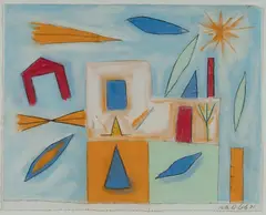 Studio at Noon by Peter D. Cole, 1985, Pastel, sold Jul 2022