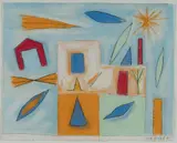 Peter D. Cole, Studio at Noon, 1985, Pastel