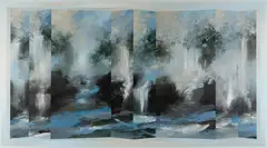 David Voigt, Double Quartet for Spring Water, 1986, Acrylic on Canvas