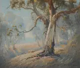 Dixon Copes, Morning Pastoral, Orange (NSW), Oil on Board