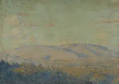 Ambrose McCarthy Patterson, Australian Valley Landscape, Oil on Canvas on Board