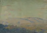 Ambrose McCarthy Patterson, Australian Valley Landscape, Oil on Canvas on Board