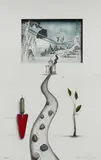 Graeme Townsend, Planting, Mixed Media on Paper