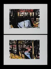 Ian Armstrong, (2), Colour Linocut (2) 24/25, & 16/25