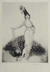 Juno by Norman Lindsay, Facsimile Etching 48/550, sold Jul 2022