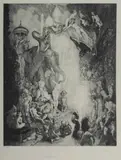 Arabiana by Norman Lindsay, Facsimile Etching 124/550, sold Jul 2022
