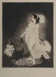 Debut by Norman Lindsay, Facsimile Etching 254/550, sold Jul 2022