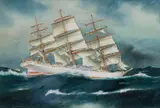 Arthur Victor Gregory, G.D. Kennedy Off the Cape, W/Clr & Gouache