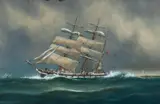 Arthur V Gregory, Iron Barque 'Manurewa, 1920, W/Clr & Gouache