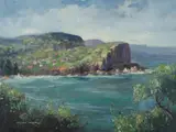 Allan Waite, Hole-in-the-Wall, Oil on Canvas on Board
