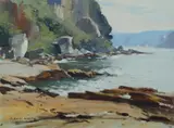 North Balmoral by Allan Waite, Oil on Canvas on Board, sold Jul 2022