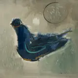 John Chin Young, Hawaiian Dove, 1969, Oil on Canvas