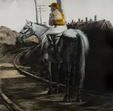 Fernando Bellver, Crónica de Una Carrera (Chronicle of a Career): Hopper, c.1984, Colour Etching 5/10 P/A