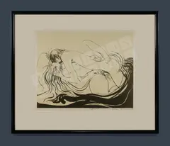 Lovers by Brett Whiteley, 1975, colour screenprint, sold May 2022