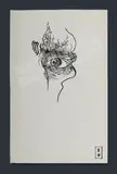 Brett Whiteley, Vincent Van Gogh's Eye, Pen & Ink on Paper