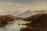 James Howe Carse, New South Wales Landscape, 1872, Oil on Canvas
