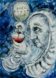 David Boyd, The Last Drop - Judge Series, Oil & Mixed Media on Paper