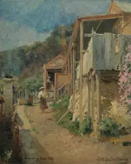Jan Scheltema, Waratah Bay, Vic[toria], Oil on Canvas on Board