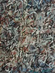 John Peart, Untitled (Abstract), 1965, Oil on Board