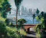 Herman Pekel, Lavender Bay, 2013, Oil on Board