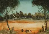 Pro Hart, Outback Landscape