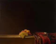 Philip Drummond, Fruit Still Life, Oil on Canvas
