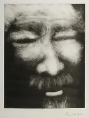 Geoffrey Proud, Faces of a Thousand Men, 1990, Monotype