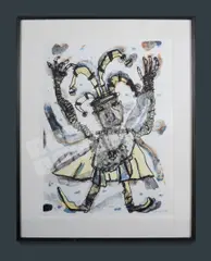 Rigoletto by David Larwill, 1988, lithograph, ed. OK to pull, sold May 2022