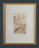 John Olsen, Morning New York, 1998, Etching with Aquatint 12/30