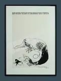 Brett Whiteley, Exhibition Poster: 'Sounds, Paintings, Sculpture, Film, Drawings, Jottings, Innuendos & Sideglances... Brett Whiteley 237 Smith St Collingwood Aug 8 - Aug 30 '70