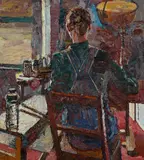 Robert Barnes, A Moment in the Artist's Life, 2000, Oil on Canvas