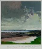 Robert Barnes, Wigtown Bay [Scotland], 1992, Oil on Paper