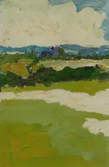 Robert Barnes, Grasslands, Oil on Linen