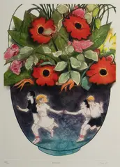 Fred Cress, Runners, 2005, Printed by Dianne Lewis, Lewis Editions