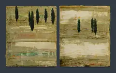 Richard Allen, (2), Acrylic on Canvas (2)