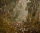 Kevin Best, Mountain Brumbies, Oil on Board