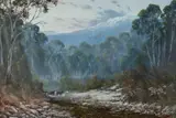 Kevin Best, Alpine Hide-Away, Oil on Board