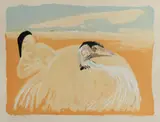 Clifton Pugh, Leda and Emu, 1980, S/Print 2/40