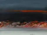 Peter Coad, End of the Night (Coorong Series), 1994, Mixed Media on Paper