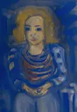 Danila Vassilieff, Girl on a Doorstep