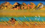 Peter Coad, Bird of Dreams, Wings of Freedom, 1999, Acrylic (?) on Paper