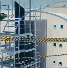 Sybil Curtis, Wires are Dangerous, 2006, Oil on Linen