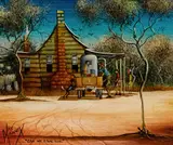 Max Mannix, Can We Come Too, Oil on Board