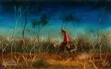 Max Mannix, The Horseman, 1977, Oil on Board
