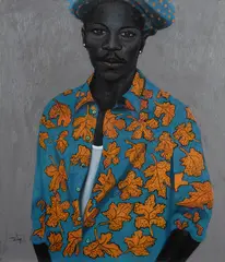 Moses Zibor, Happy Autumn, 2021, Oil on Linen